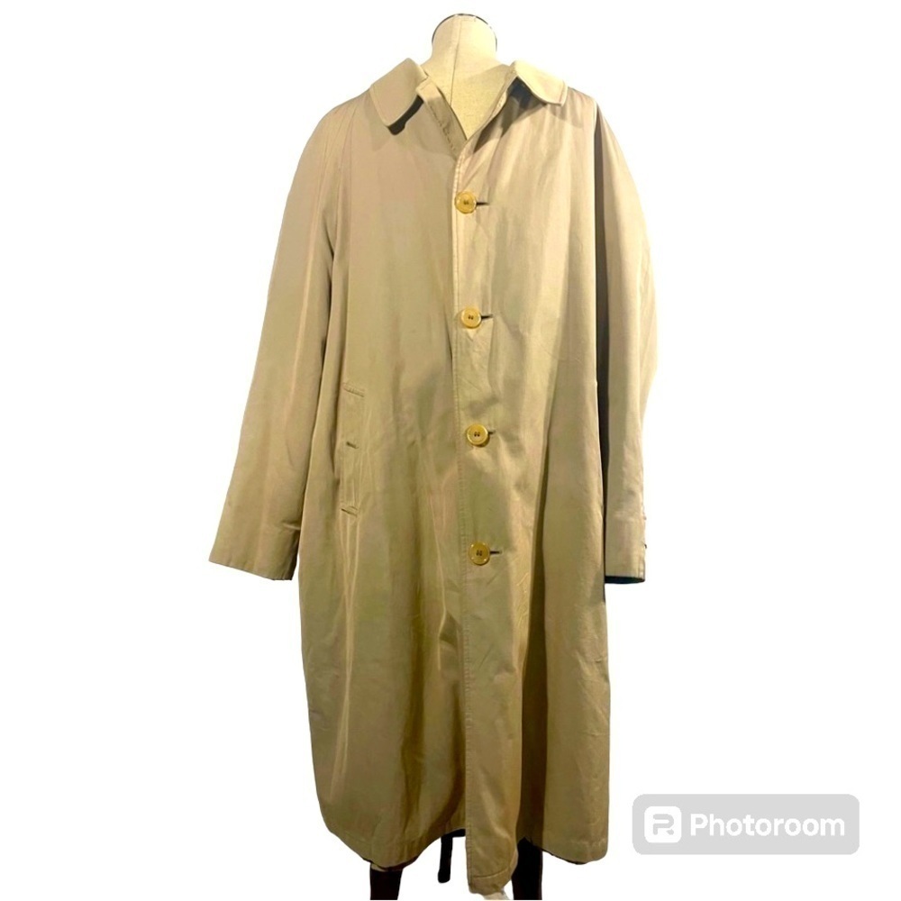 Brooks Brothers Vintage Tan overcoat with lining 46s- XXL size